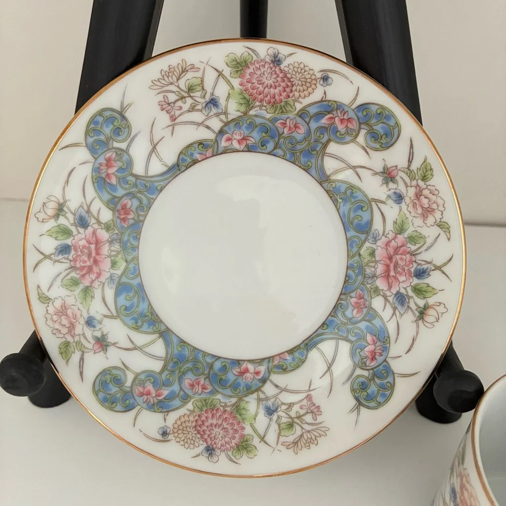 NWT Vintage Laudel for Macy’s Porcelain Made in Japan Demitasse Tea Cup/Saucer